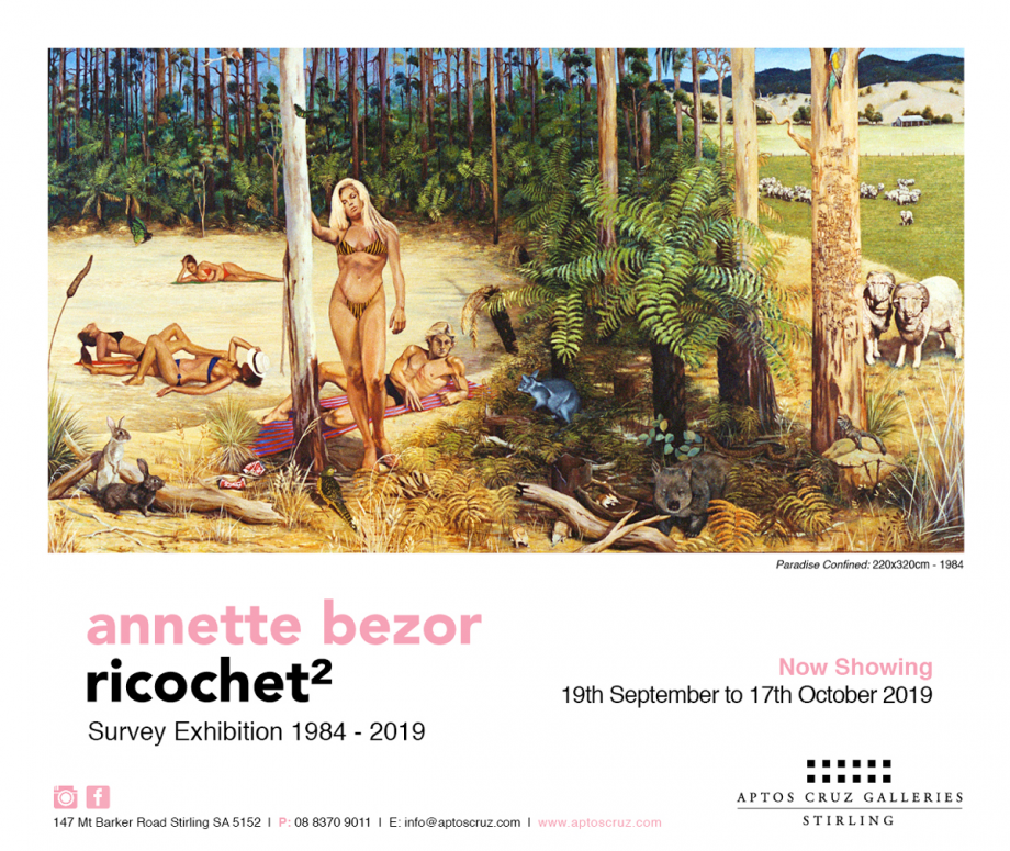 Annette Bezor - Ricochet2 exhibition